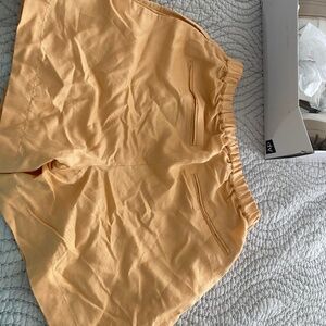 Zara orange shorts